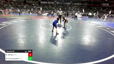 70 lbs Round Of 16 - Riley Obrien, Byaa vs Maddie Kurzynowski, Fiwc