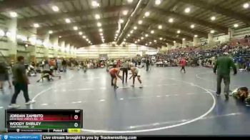 187 lbs Round 2 (4 Team) - Jordan Zambito, Gold Rush Wrestling vs Woody Shirley, Team Montana