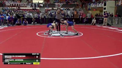 125 lbs Cons. Round 1 - Abbygayl Jackson, Oakley vs Brooklyn Schneider, Nickerson