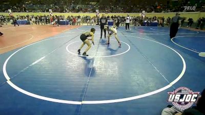 73 lbs Consi Of 4 - JJ Leonard, Oklahoma Wrestling Academy vs Charlie Flanery, Firebird Elite