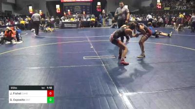 95 lbs Consy 5 - Jocelyn Fishel, Cumberland Valley vs Gabriella Esposito, United