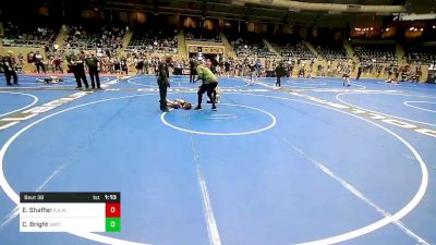 80 lbs Rr Rnd 3 - Eli Shaffer, R.A.W. vs Cooper Bright, Smith Wrestling Academy