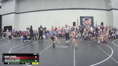 64 lbs Round 2 - Isaac Daniel, Pelion Youth Wrestling vs Brantlee James, Summerville Takedown