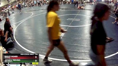 100 lbs Quarterfinal - Bailey Hoard, Monache vs Jaynica Trevino, Iron Addicts