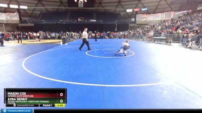 63 lbs Champ. Round 2 - Mason Cox, Warden Elite Wrestling vs Ezra Denny, Inland Northwest Wrestling Training Center