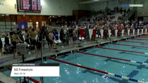 Music City Invite, Men 13-14 50 Free A Final