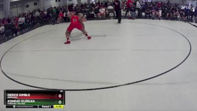 168 lbs Cons. Round 3 - Konrad Kuzelka, Fairbury MatMen vs Derick Kimble, Nebraska