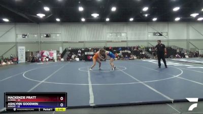 138 lbs Placement Matches (16 Team) - Mackenzie Pratt, Illinois vs AshLynn Goodwin, Kansas