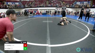 46 lbs Round Of 16 - Jason Easley, Division Bell Wrestling vs Kasen Fuller, Comanche Takedown Club