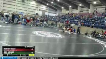 130 lbs Quarters & Wb (16 Team) - Ben Kohler, Utah Gold vs Robert Soliz, Warriors Of Christ