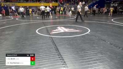 90 lbs Consi Of 16 #1 - Carter Brett, Canon McMillan vs Harper Eschleman, Berks Catholic