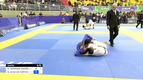 GABRIEL HENRIQUE ANDRADE vs BRENO SILVA SÁ FONTES 2024 Brasileiro Jiu-Jitsu IBJJF