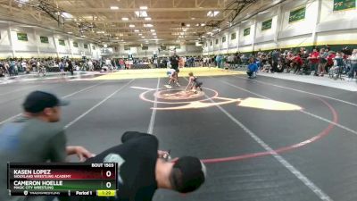 95 lbs Champ. Round 1 - Kasen Lopez, Siouxland Wrestling Academy vs Cameron Hoelle, Magic City Wrestling