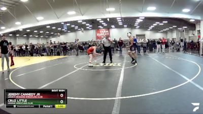 106 lbs Semifinal - Jeremy Cannedy Jr, Legacy Dragons Wrestling Club vs Cruz Little, Legend Wrestling Club