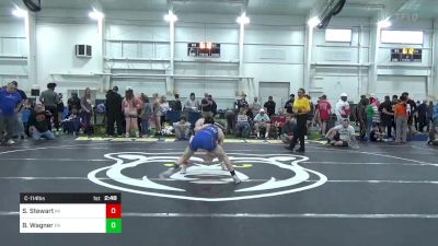 C-114 lbs Semifinal - Sammy Stewart, MI vs Bradley Wagner, PA