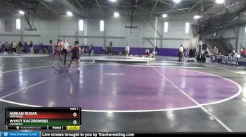 125 lbs Cons. Semi - Wyatt Kaczrowski, Augsburg vs Adrian Rosas, Wartburg