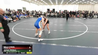 142 lbs Round 1 (3 Team) - Sophia Michals, Saint Michael/Albertville vs Bella Cyrkiel, Minooka