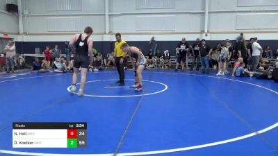 205 lbs Final - Noah Hall, Patriots Wrestling Club vs Dashton Koelker, Dayton Bandits - Black