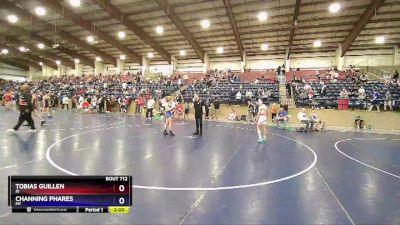 102 lbs Cons. Round 3 - Tobias Guillen, ID vs Channing Phares, MT