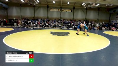 163 lbs Quarterfinal - Thor Michaelson, Bremerton (WA) vs Joe Buck, Clovis