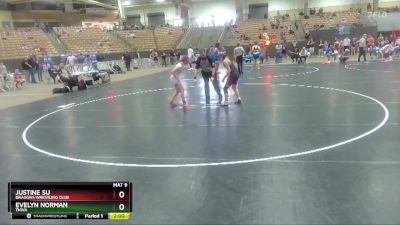 112 lbs Semifinal - Evelyn Norman, TNWA vs Justine Su, Dragons Wrestling Club