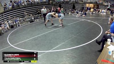 165 lbs Round 2 (6 Team) - Elizabeth NIEMI, Oregon Girls vs Tylyn Eagle Bull, South Dakota Lightning