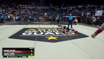144 lbs 5th Place Match - Kaden Meyer, Bolingbrook Junior Raiders WC vs Brody Stien, Alber Athletics WC