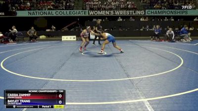 130 lbs Champ. Round 2 - Cassia Zammit, Presbyterian vs Bayley Trang, Sacred Heart