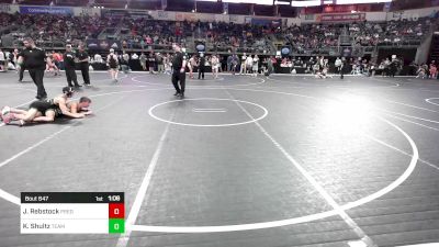 125 lbs Semifinal - Jonas Rebstock, Predator Wrestling vs Kale Shultz, Team Oklahoma