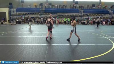 80 lbs Champ. Round 1 - Seth Cochrane, Navy Junior vs Lukas Robertucci, Warhawks