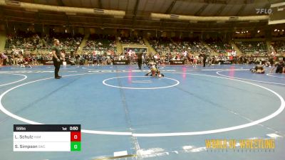 55 lbs Semifinal - Logan Schulz, Hammer Time Wrestling Academy vs Sawyer Simpson, Salina Wrestling Club