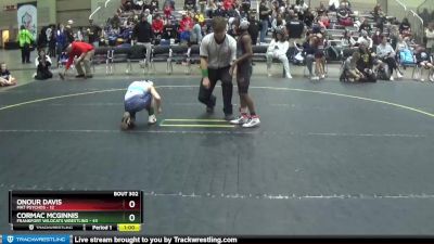 60 lbs Champ. Round 1 - Cormac McGinnis, Frankfort Wildcats Wrestling vs Onour Davis, Mat Psychos