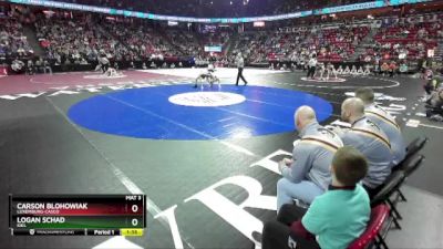 D2-113 lbs Quarterfinal - Logan Schad, Kiel vs Carson Blohowiak, Luxemburg-Casco