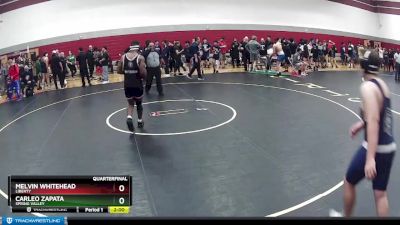 215 lbs Quarterfinal - Melvin Whitehead, Liberty vs Carleo Zapata, Spring Valley