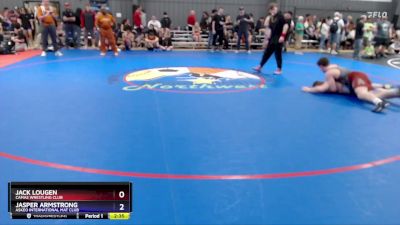 190 lbs Semifinal - Jack Lougen, Camas Wrestling Club vs Jasper Armstrong, Askeo International Mat Club