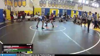 120 lbs Round 5 (8 Team) - Leonard Johnson, Miami Vikings vs Christian Iguina, Black & Blue