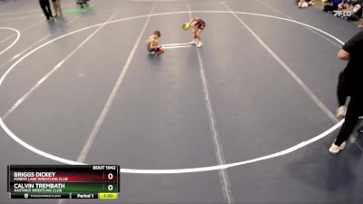 Champ. Round 1 - Briggs Dickey, Forest Lake Wrestling Club vs Calvin Trembath, Hastings Wrestling Club