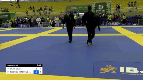 YURI BARBOZA vs FERNANDO ALONSO MARTINEZ 2024 Brasileiro Jiu-Jitsu IBJJF