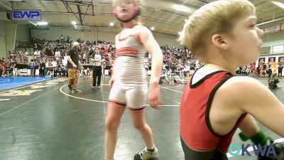 49 lbs Quarterfinal - Rhett Lewis, Dark Cloud Wrestling Club vs Jack Sadler, Barnsdall Youth Wrestling