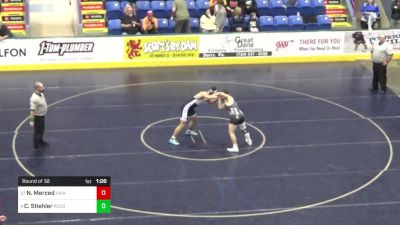 192 lbs Round Of 32 - Nicholas Merced, Hickory vs Christian Stiehler, Pocono Mtn West