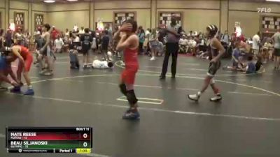 82 lbs Round 4 (6 Team) - Beau Siljanoski, Olympic vs Nate Reese, M2TCNJ