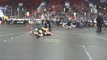 110 lbs Round 2 (4 Team) - Hunter Pulawski, Byron Center vs Eben Abdo, Grand Ledge