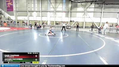 51-51 A Round 1 - Gage Chapman, Mt Spokane WC vs Kayden Macumber, St. Maries WC