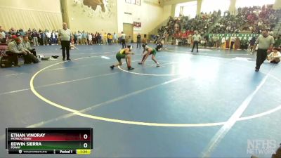 115 Boys Semifinal - Edwin Sierra, Poway vs Ethan Vinoray, Patrick Henry