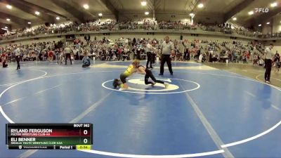 55 lbs Semifinal - Eli Benner, Sedalia Youth Wrestling Club-AAA vs Ryland Ferguson, Fulton Wrestling Club-AA