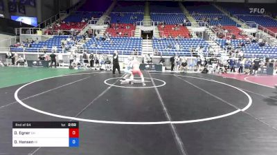 126 lbs Rnd Of 64 - Dareyan Egner, Ohio vs Drew Hansen, Michigan