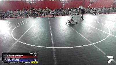 67 lbs Quarterfinal - Landon Dorshorst, Askren Wrestling Academy vs Ryder Mitchell, X-Factor Elite Wrestling