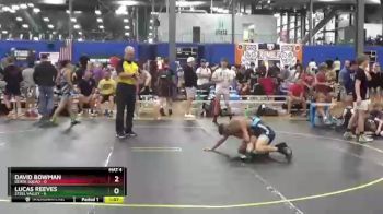 90 lbs Round 4 (6 Team) - Lucas Reeves, Steel Valley vs David Bowman, Death Squad