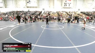 80 lbs Quarterfinal - Cooper Mallaber, HF-L Wrestling vs Odin McMahon, Grindhouse Wrestling Club