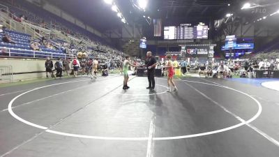 100 lbs Cons 32 #2 - Jackson Shipley, Texas vs Rocco Macellaio, Illinois